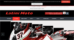 Desktop Screenshot of latinimoto.it